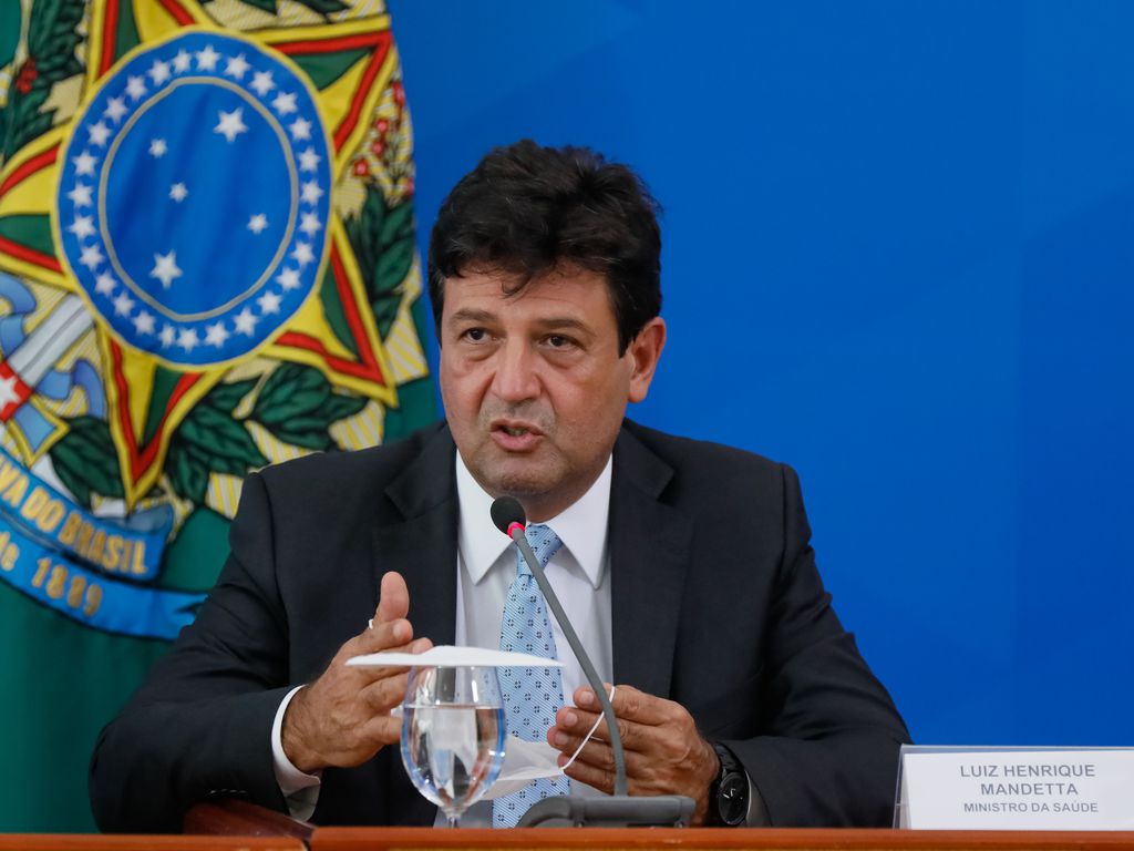 Ministro da Saúde, Luiz Henrique Mandetta. Foto: Isac Nóbrega/Agência Brasil