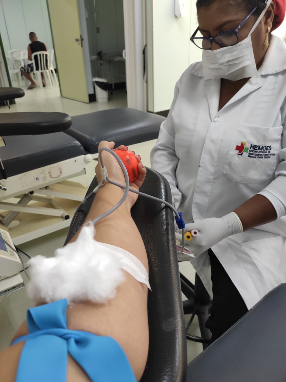 Doação de sangue. Foto: Danielli Saquetto
