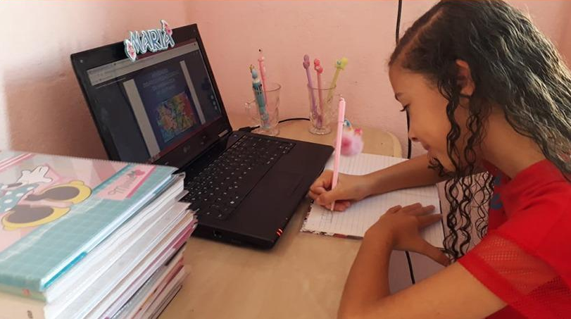 As atividades escolares estão disponível no site da prefeitura. Foto: Acervo pessoal/PMS