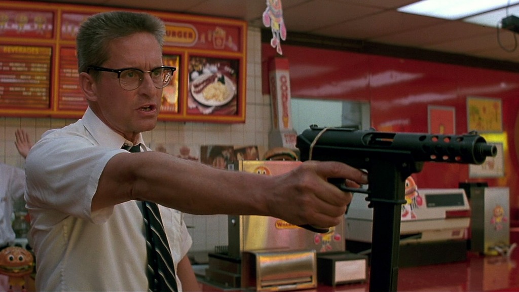 Michael Douglas em 'Um Dia de Fúria'. Foto: Reprodução
