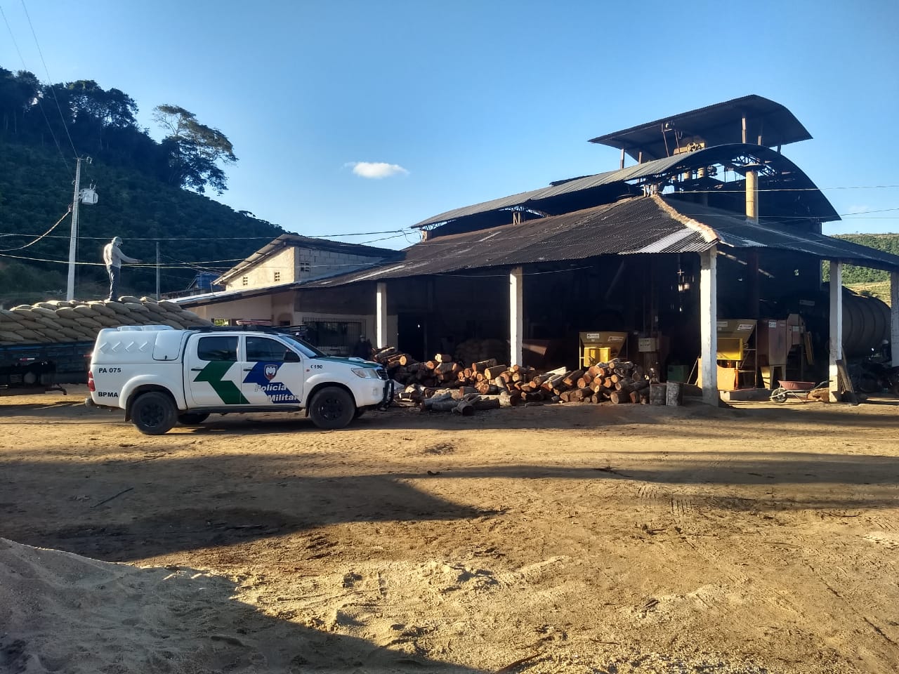 A ação foi realizada pela Polícia Militar Ambiental. Foto: Divulgação