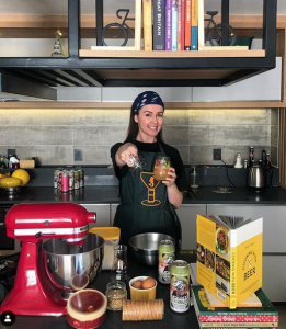 engenheira química e sommelier em cervejas Fernanda Meybom. Foto: Reprodução