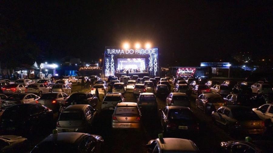 Os shows deverão seguir as mesmas regras já em funcionamento para os cinemas drive in. Imagem: Reprodução/Instagram