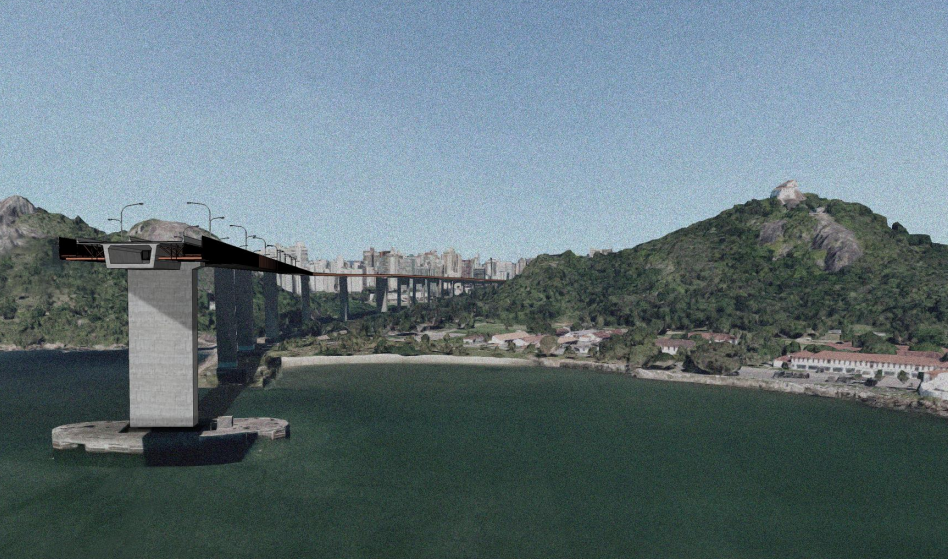 Projeto para a Terceira Ponte. Foto: Divulgação