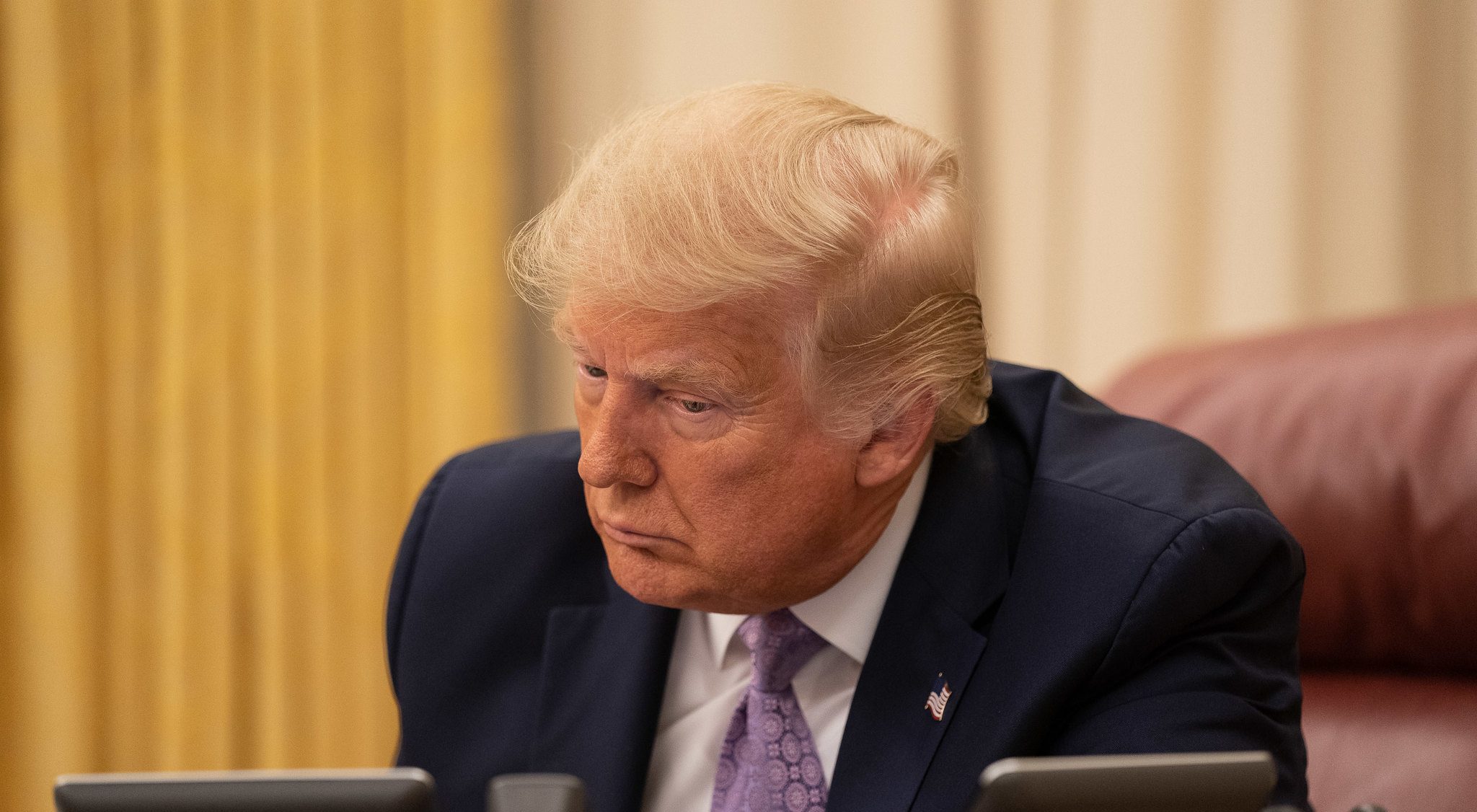 Médicos avaliam possível alta de Trump ainda nesta segunda, diz TV. Foto: Official White House Photo/Joyce N. Boghosian