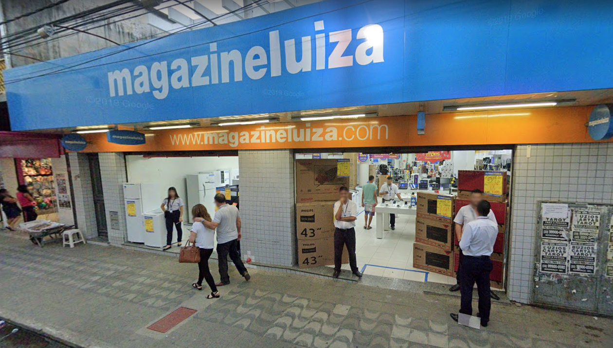 Defensoria da União entra com ação contra Magalu por trainee para negros. Foto: Reprodução/Google Street View