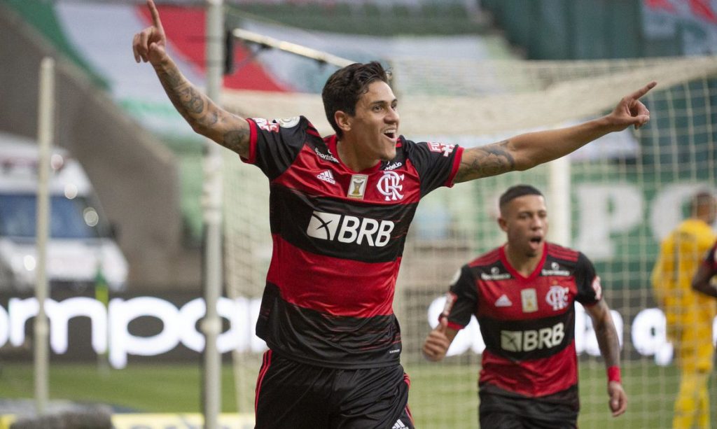 Atacante Pedro, do Flamengo. Foto: Alexandre Vidal/Flamengo