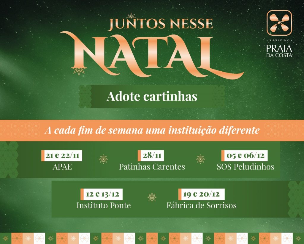 Natal Solidário no Shopping Praia da Costa