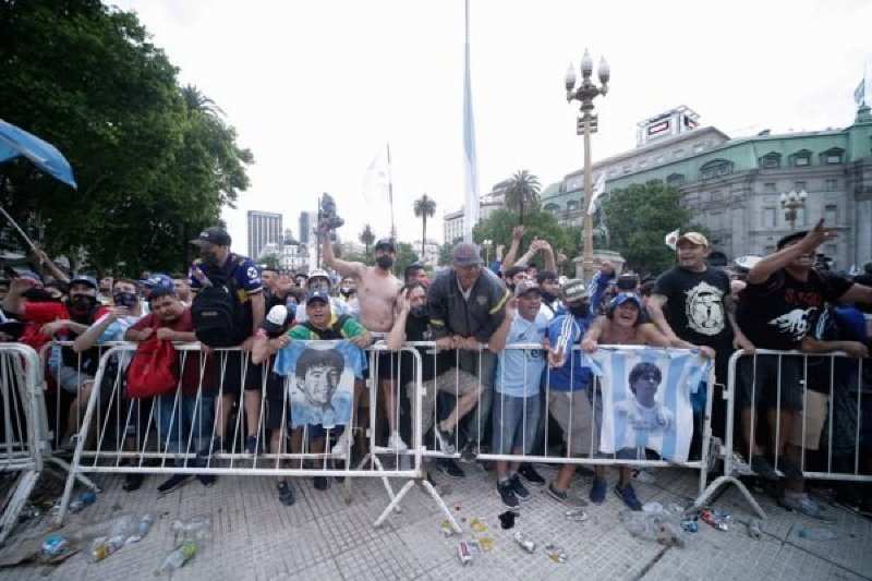 Velório de Diego Maradona (Reprodução: Web)