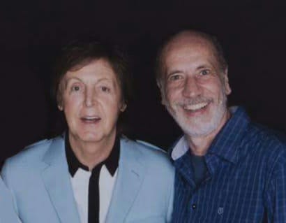 Edu Henning e Paul McCartney. (Reprodução: Facebook)