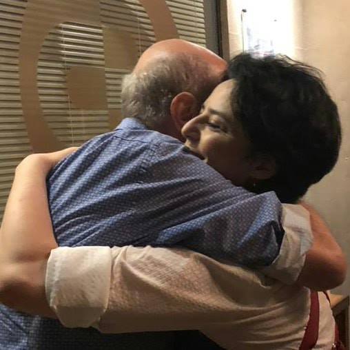 Edu Henning e Fernanda Takai. (Reprodução: Facebook)
