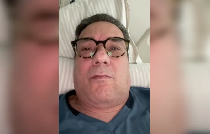 Internado por covid-19, Luxemburgo revela em vídeo que teve falta de ar. Foto: Reprodução