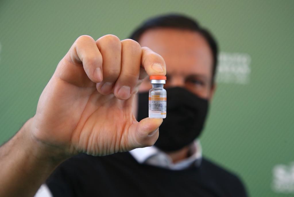 Doria: Ofereceremos Coronavac a Estados se Saúde não definir compra até semana que vem. Foto: Governo do Estado de São Paulo