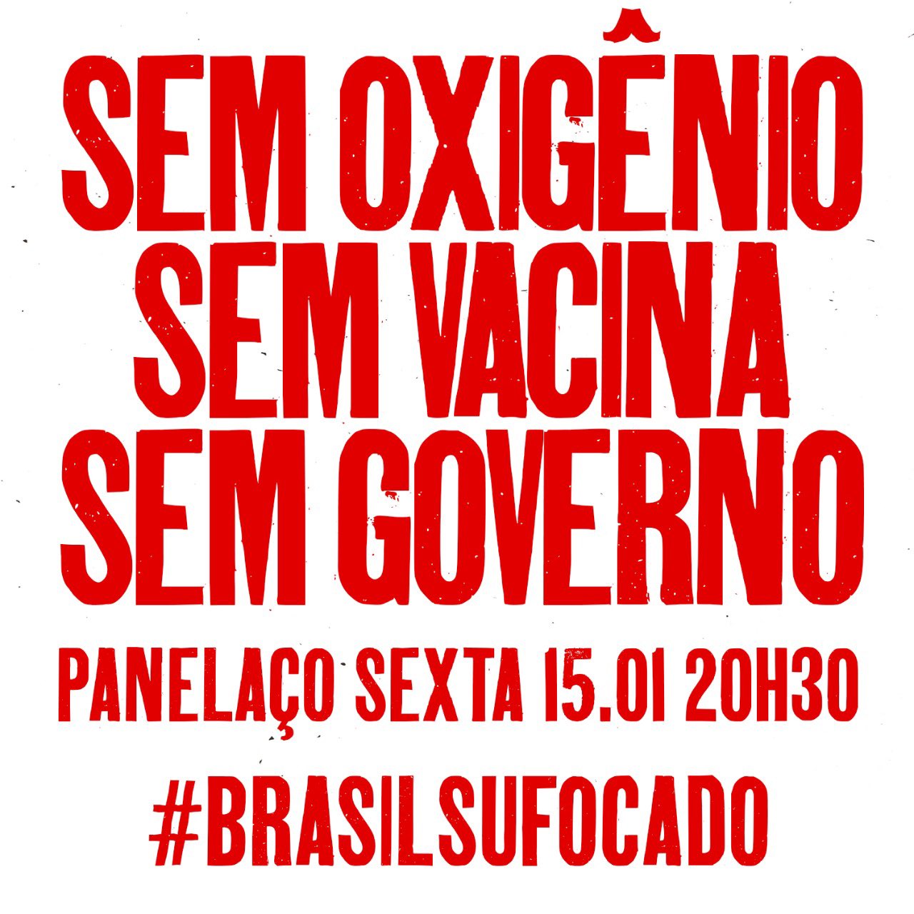 Convocação para "panelaço" de 15 de janeiro. (Reprodução: Twitter)