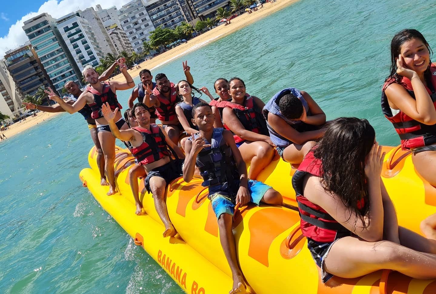 Banana Boat do Fred, na Praia da Costa, em Vila Velha. Foto: Reprodução/Facebook
