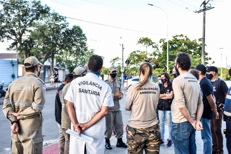 Fiscalização de Carnaval. Foto: Jansen Lube/Divulgação