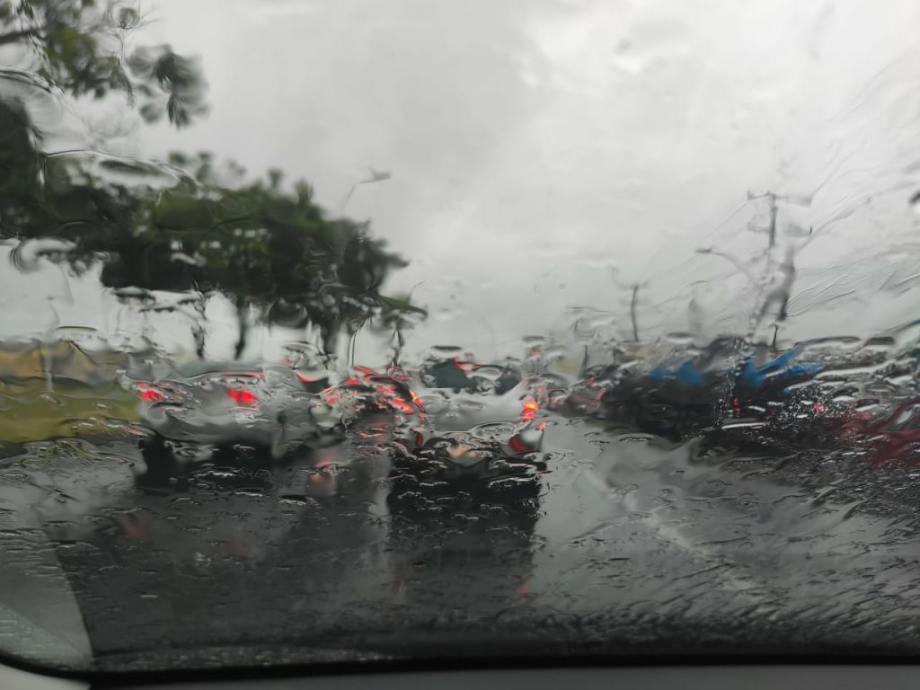 Chuva forte na Serra. Foto: Danielli Saquetto