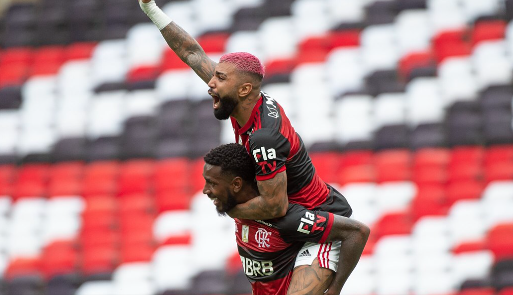 Flamengo vence o Internacional. Foto: Foto: Alexandre Vidal/Flamengo