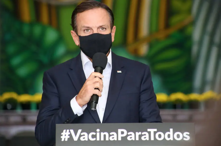 João Doria, governador de São Paulo. Foto: Governo do Estado de São Paulo