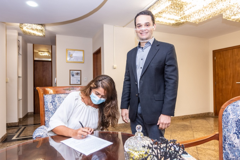 Nomeação de Camila Dalla na pasta CDTIV. Foto: Divulgação/Jansen Lube