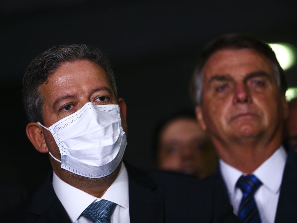 Presidente da Câmara dos Deputados, Arthur Lira, e o presidente Jair Bolsonaro. Foto: Marcelo Camargo/Agência Brasil