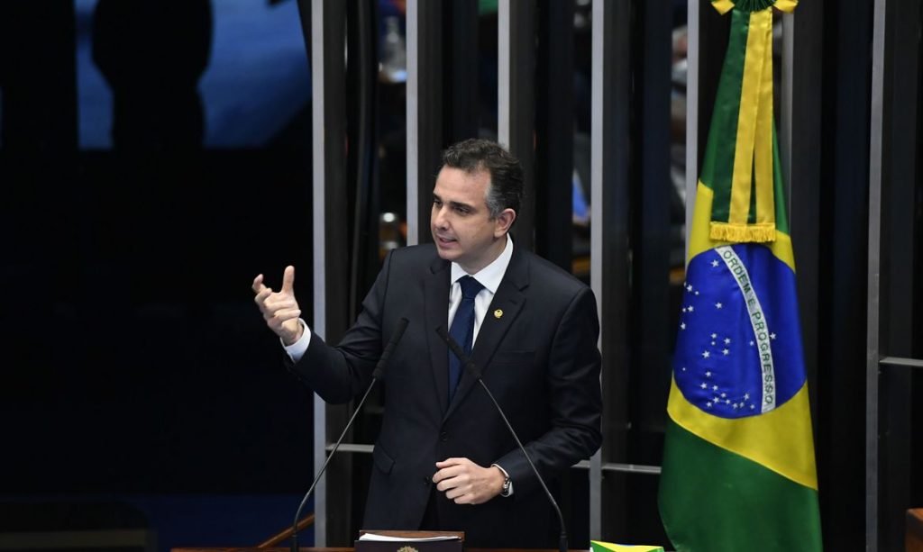Rodrigo Pacheco (DEM-MG). Foto: Marcos Oliveira/Agência Senado