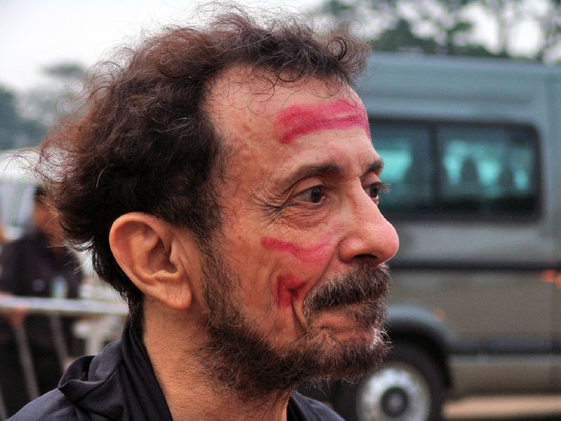 Tom Zé em evento do aniversário de São Paulo. (Foto: Reprodução / Sérgio Savarese https://www.flickr.com/photos/66056363@N00/369433947)