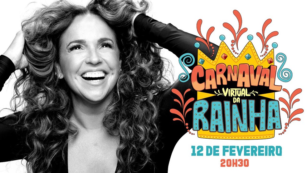 Daniela Mercury fará live de Carnaval — (Foto: Reprodução/YouTube)