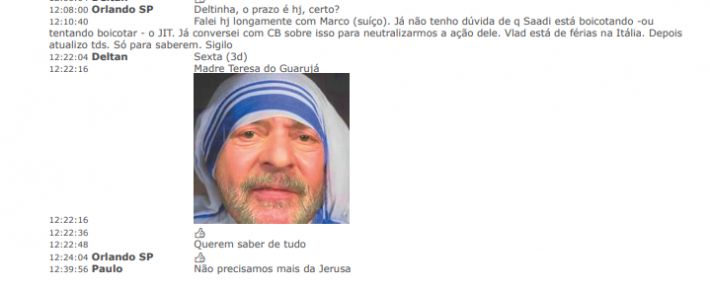 Em conversa entre Moro e Dallagnol capturada pela operação Spoofingm, Lula é chamado de 'Madre Teresa do Guarujá'