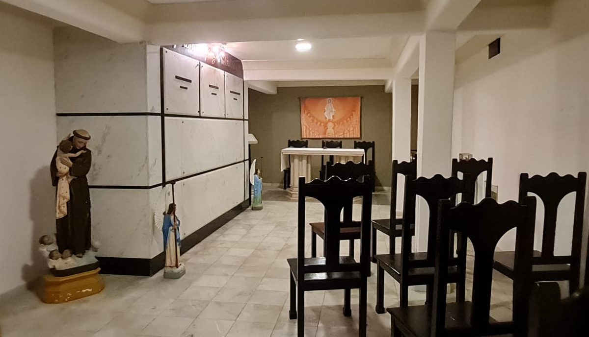 Cripta da Catedral Metropolitana de Vitória. Foto: Divulgação