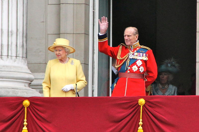 Rainha Elizaeth II e Príncipe Philip. Foto: Wikimedia Commons
