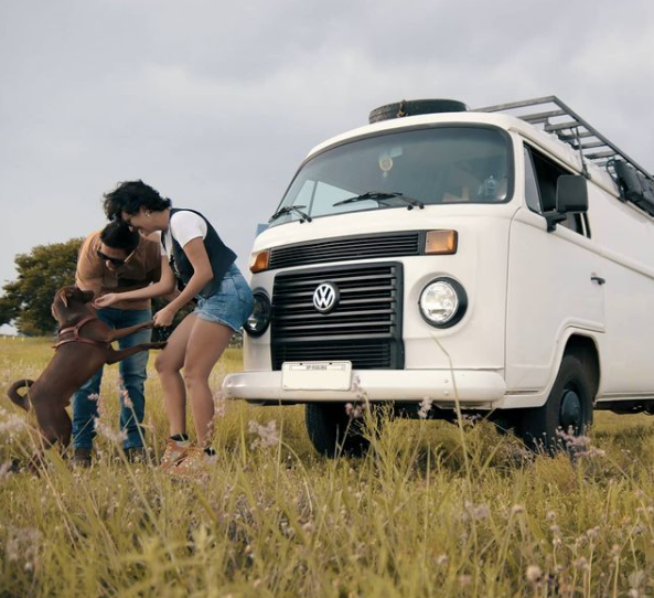 Casal transforma Kombi em casa e passa pelo Espírito Santo. Foto: Arquivo Pessoal