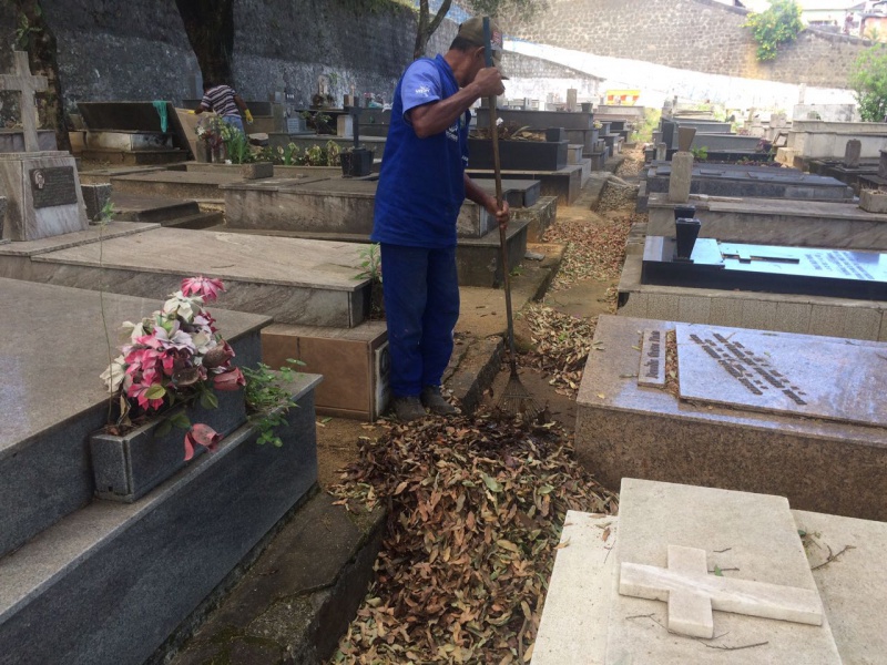 Cemitério de Santo Antônio, em Vitória. Foto: Central de Serviços/PMV