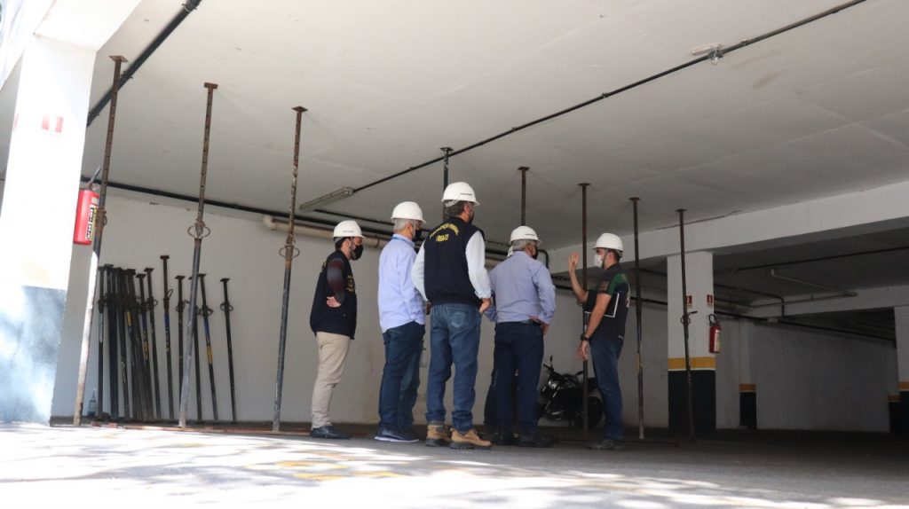 Vistoria do Crea-ES no Condomínio Mochuara Residencial Clube. Foto: Divulgação/Crea-ES