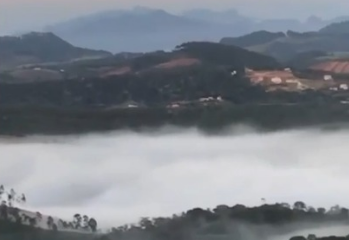 Termômetros registram temperatura mais baixa do ano na Região Serrana. Foto: Instagram Capixaba da Gema