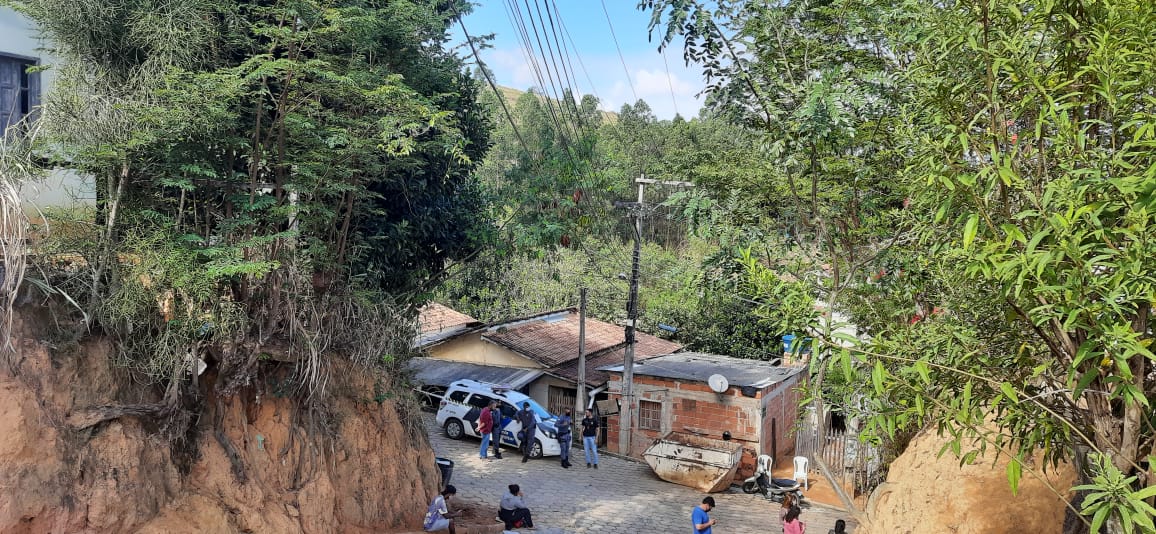 Casa da família, onde os crimes foram cometidos. Foto: Polícia Militar