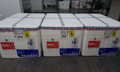 Sesa aguarda lote com mais de 80 mil doses de vacina contra o novo coronavírus. Foto: Ministério da Saúde