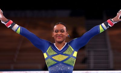 Rebeca vence a 1ª medalha da ginástica feminina. Foto: Twitter/Jogos Olímpicos