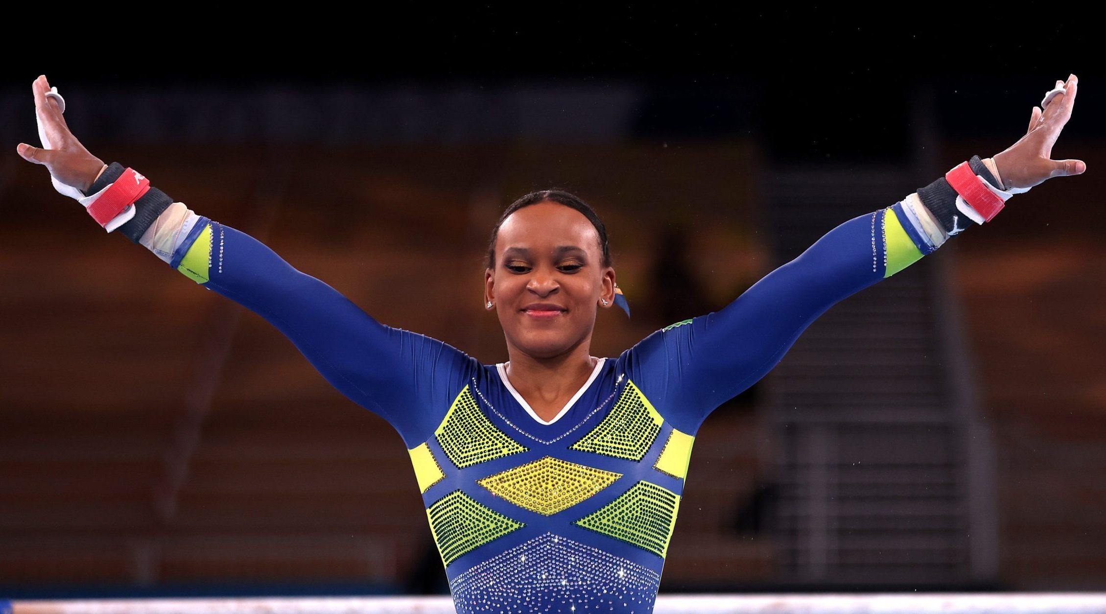 Rebeca vence a 1ª medalha da ginástica feminina. Foto: Twitter/Jogos Olímpicos