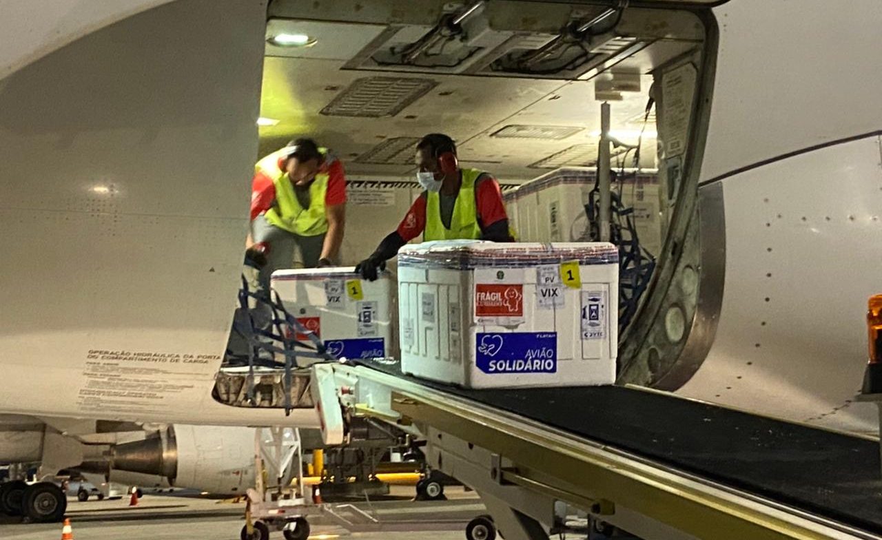 Um segundo lote de vacinas está previsto para chegar ao estado na madrugada desta quarta. Foto: Ministério da Saúde