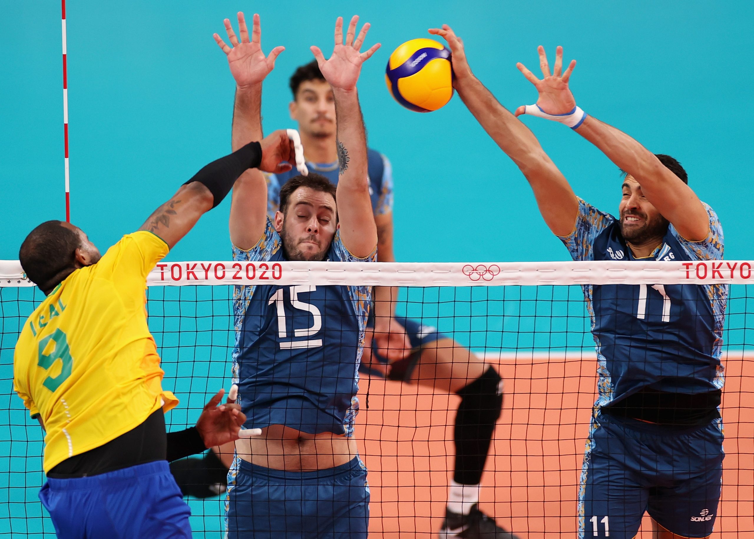 Vôlei masculino consegue virada sobre a Argentina e vence a segunda na Olimpíada. Foto: Twitter/Jogos Olímpicos