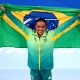 Rebeca Andrade será a porta-bandeira do Brasil no encerramento dos Jogos. Foto: Twitter/Jogos Olímpicos