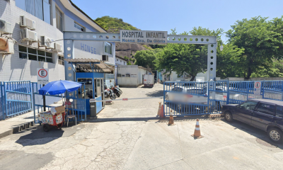 Hospital Estadual Infantil Nossa Senhora da Glória, em Vitória. Foto: Reprodução/Google Street View