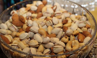 Castanha de caju, amêndoas e pistaches são ricas fontes de proteína vegetal. Foto: Mehran B/Pexels