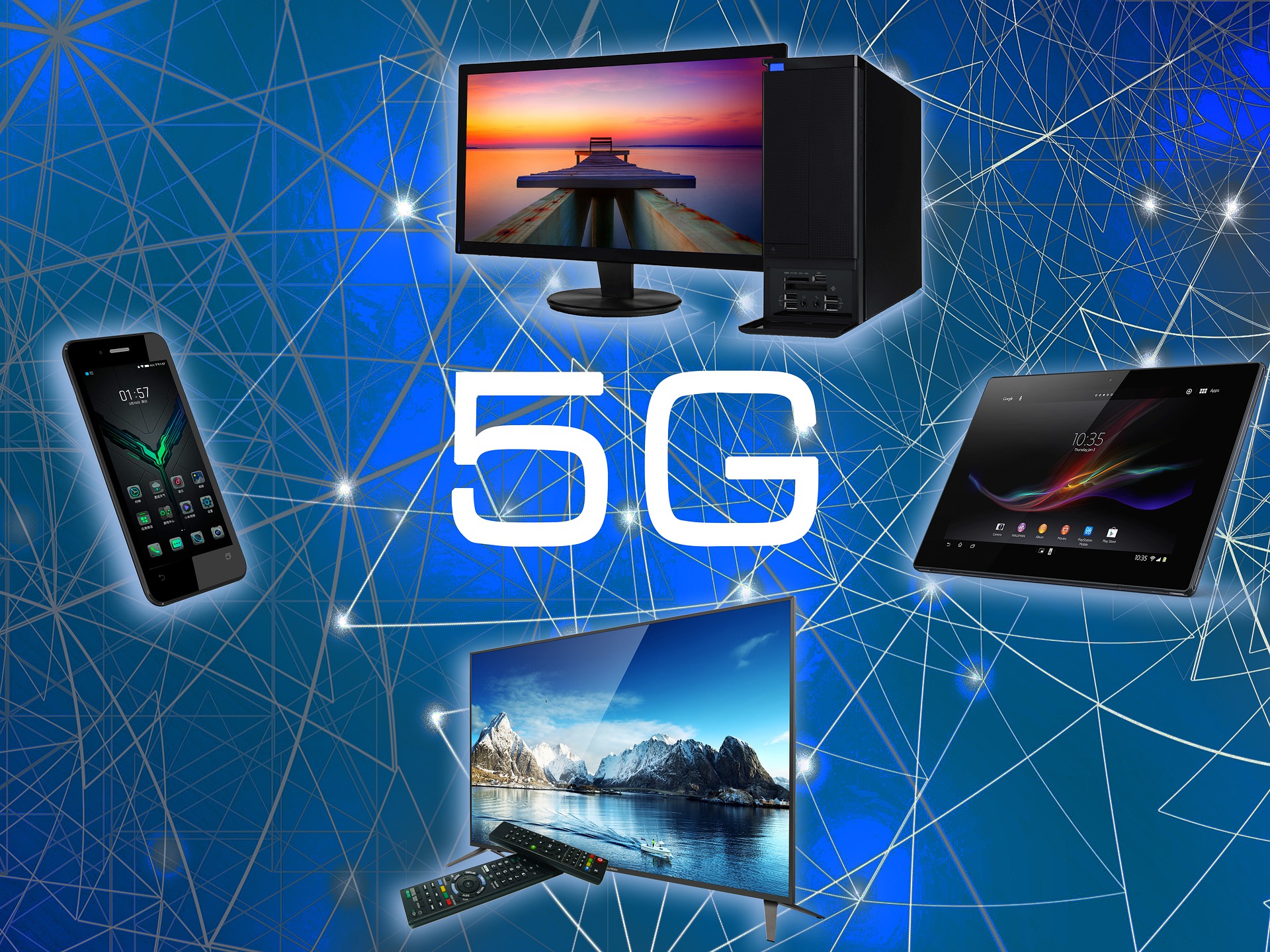Saiba o que é o 5G e por que a tecnologia é tão importante. Foto: Pixabay