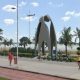Monumento em homenagem aos profissionais da saúde. Foto: Divulgação