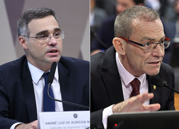 André Mendonça e Fabiano Contarato. Foto: Agência Brasil/Agência Senado