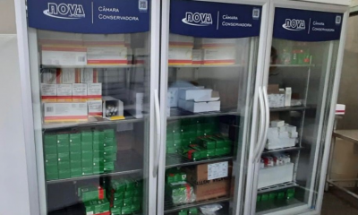 Legado da pandemia: Estado investe mais de R$ 1,6 milhão na Central Estadual de Rede de Frio e salas de vacinação. Foto: Divulgação/Sesa