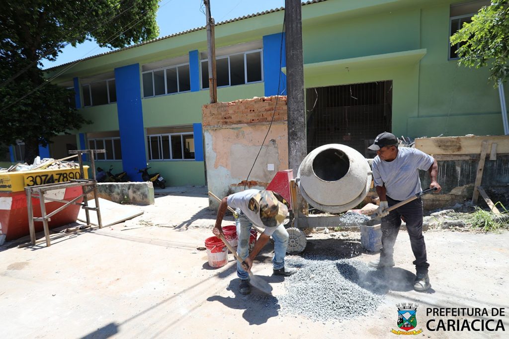 Escola Municipal de Ensino Fundamental (EMEF) Cívico-Militar Prof. Foto: Prefeitura de Cariacica