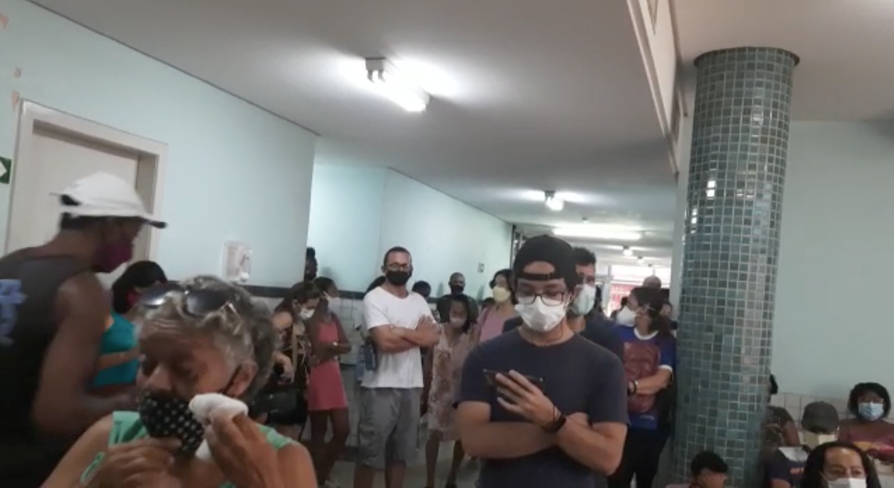 PA da Glória, em Vila Velha, amanhece lotado nesta segunda-feira. Foto: Arquivo pessoal